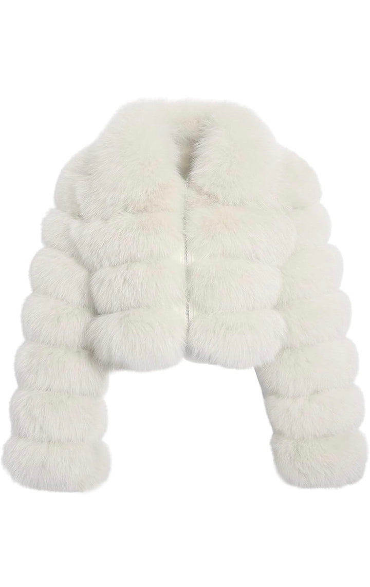 Winter fur jacket