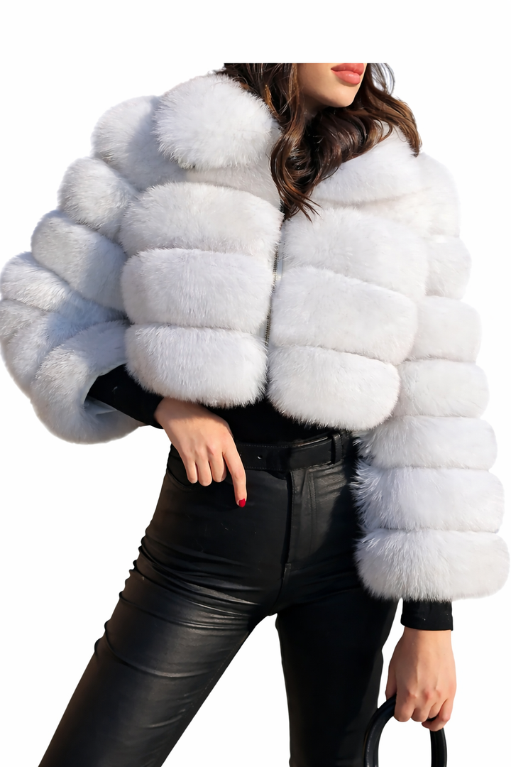 Winter fur jacket