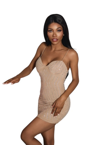 Girls Night Out Dress (Nude)